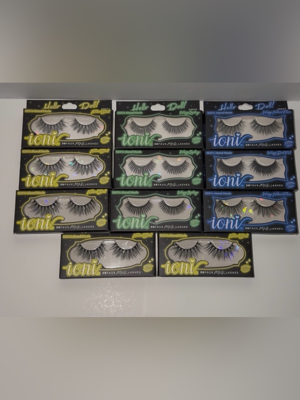 Ioni 3D Faux Mink Lash collection 11 pairs